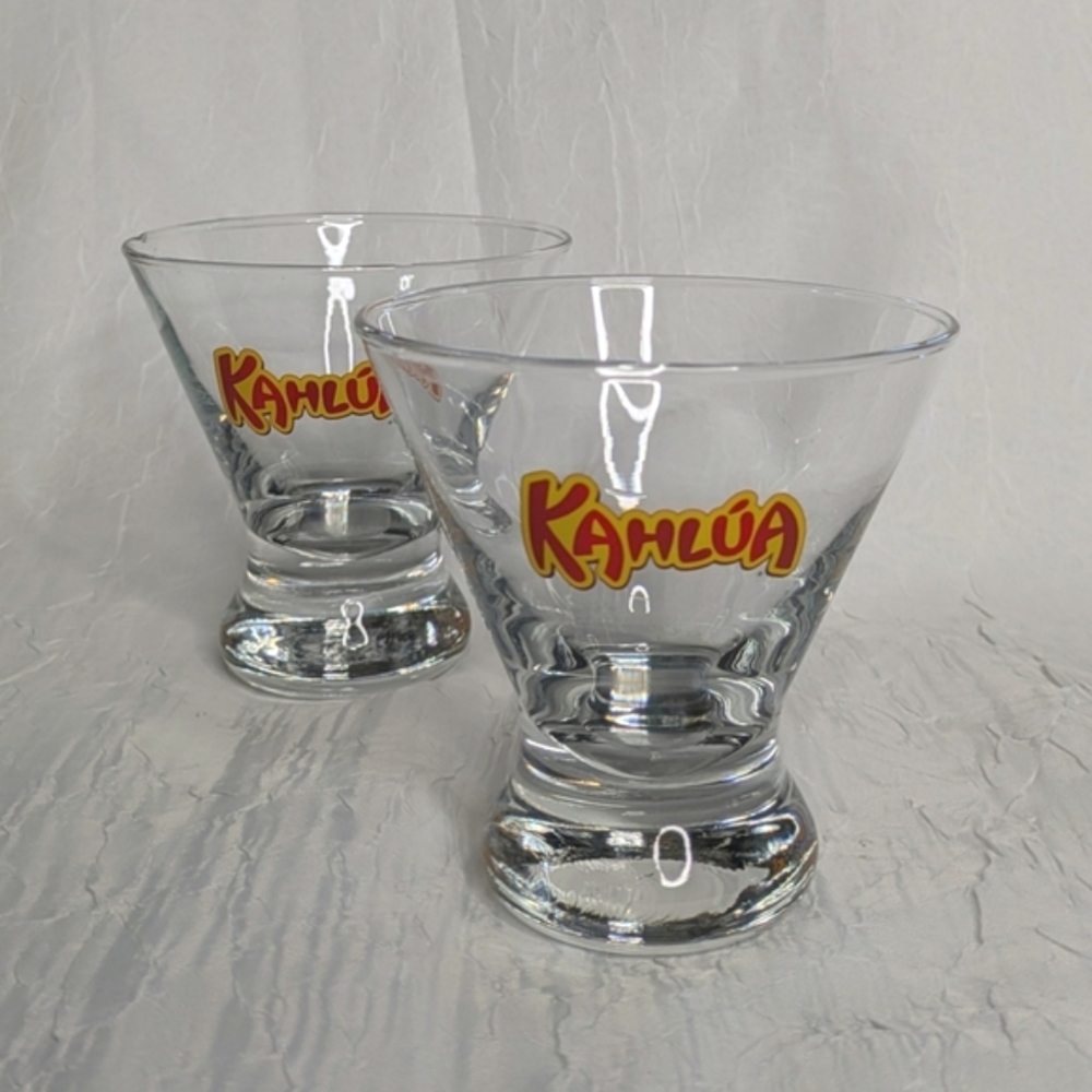 Kahlua Cocktail Glasses - Pair